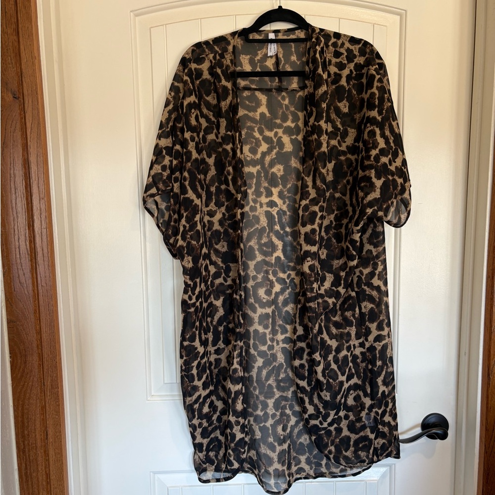 Live 4 Truth Leopard Print swim suit cover